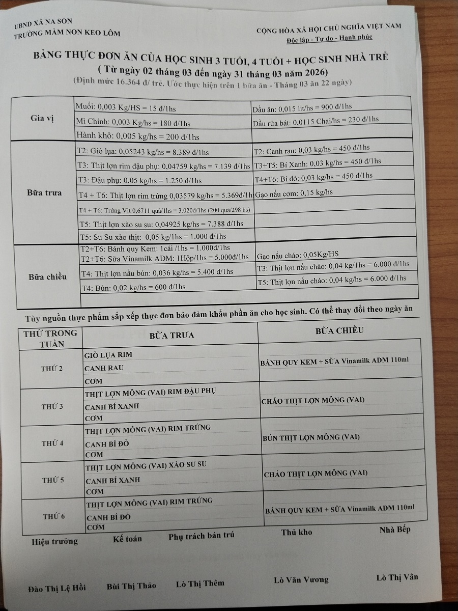 Thực đơn trẻ 3 4 tuổi, trẻ NT